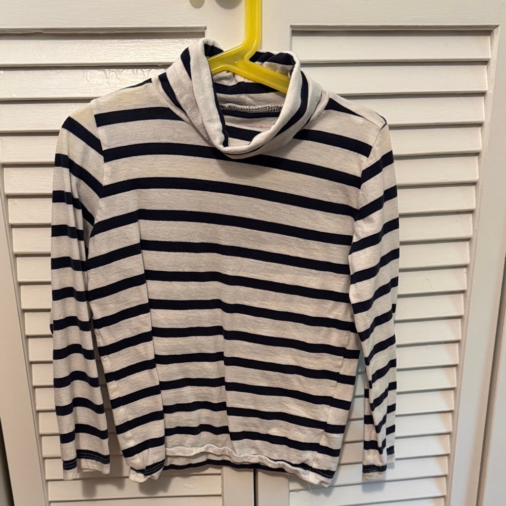 Crewcuts Striped Navy and Cream Top